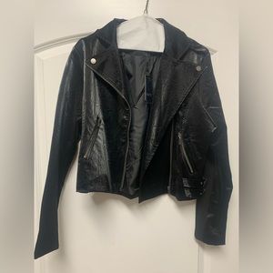 Fate black moto jacket. New with tags. Size small
